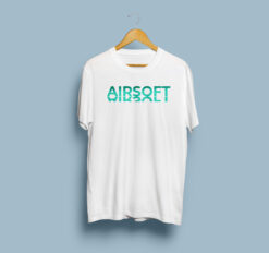 Blue Airsoft Mirrored White T-Shirt