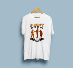 Airsoft Pain Is My Game White T-Shirt