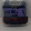 G19X mini pistol keychain Black & Purple