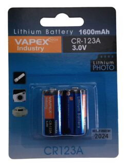 Vapex CR123A Battery double pack