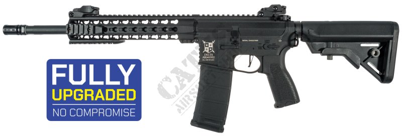 Delta Armory airsoft gun M4 AR15 KeyMod 10" Charlie ETU Black airsoft