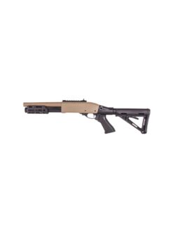 Golden Eagle M870 M-Lok Tri-Shot Gas Pump Action Shotgun (8878T - Tan)