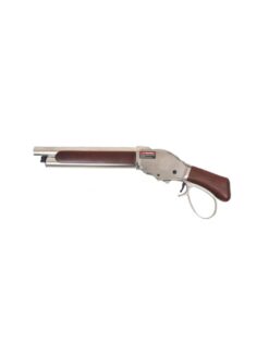 Golden Eagle M1887 Short Gas Shell Ejecting Shot Gun (Real Wood - 8701WSW - Silver)