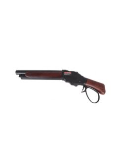 Golden Eagle M1887 Short Gas Shell Ejecting Shot Gun (Real Wood - 8701W - Black)