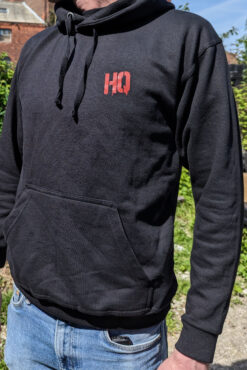 HQ Site Logo Hoodie Large