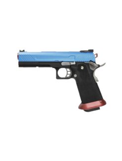 Armorer Works Custom Hi-Capa GBBP (Full Blue Slide - Red Barrel - AW-HX1105)