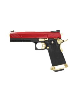 Armorer Works Custom Hi-Capa GBBP (Full Red Slide - Gold Barrel - AW-HX1104)