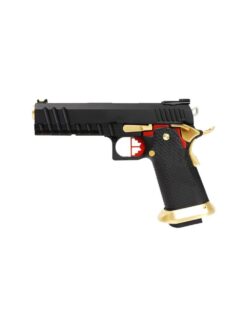 Armorer Works Custom Hi-Capa GBBP (Black Slide - Gold Barrel - Fully Auto. - AW-HX2032)