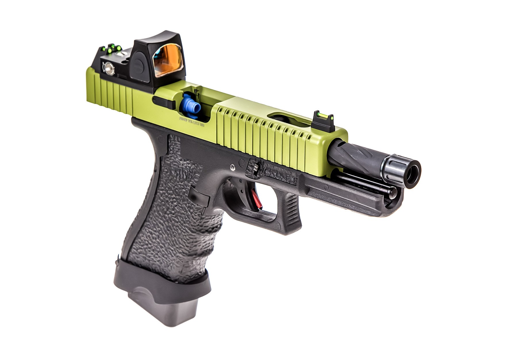 Vorsk EU7 Black/green + BDS airsoft pistol.