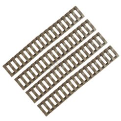 Airsoft covers for RIS rail 4pcs SHS Dark Earth