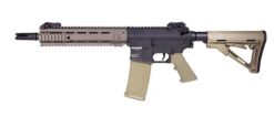 Rossi L119a2 Style Neptune SAS 10.5 AEG with Mosfet (Full metal with programmable trigger, Black & Tan)
