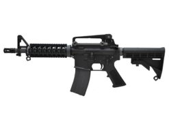 WE M4 CQB-R Gas Blowback Rifle - Black