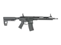 Double Eagle x Aeroknox M4 10.5" AEG Rifle with Falcon EFCS (Polymer Handguard - M916G - Black)