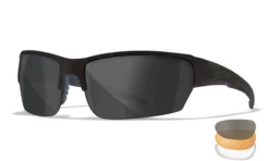 Wiley X SAINT Lenses: Grey/Clear/Light Rust, Frame: Matte Black
