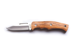 Whitby SlipJoint Knife w/ Clip Point Blade (2.5") - Zebra Wood
