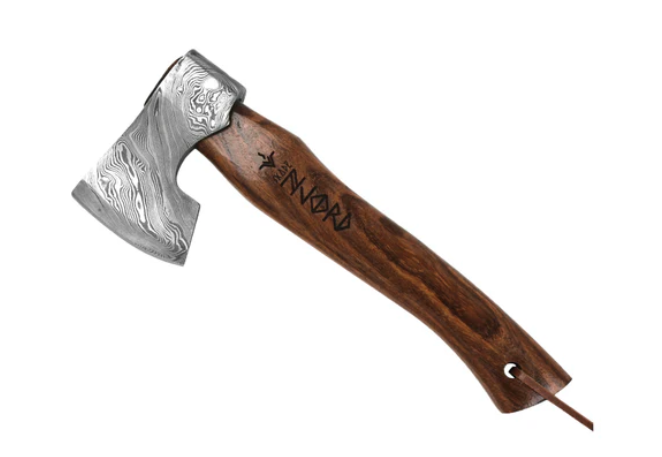 Njord Skade Damascus Small Camp Axe