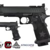 Staccato Licensed P 2011 Gas Blowback T8 Airsoft Pistol (R611-3A)