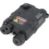 Wosport - Standard PEQ-15 Version with Red laser Flashlight Torch (black)