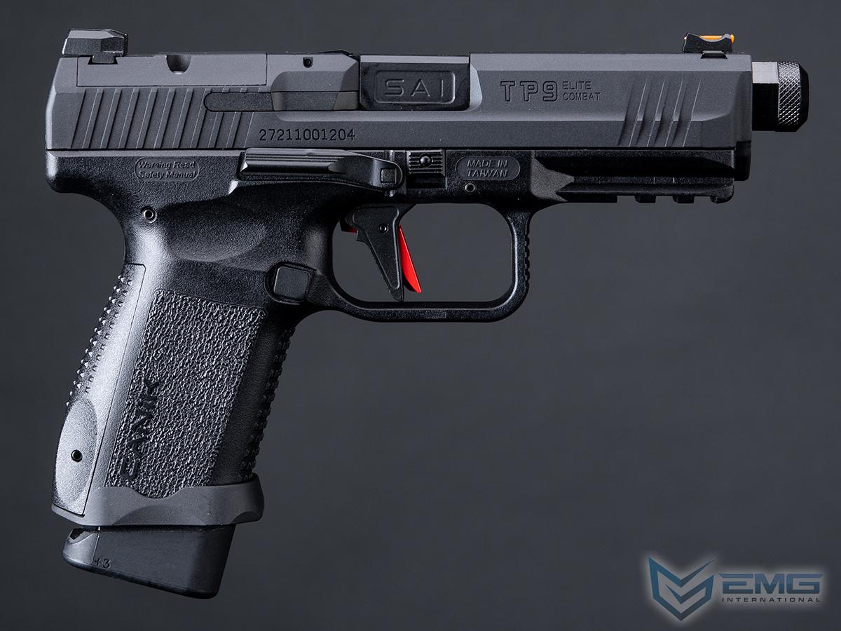 EMG CANiK TP9 Elite Combat GBB Pistol, Black
