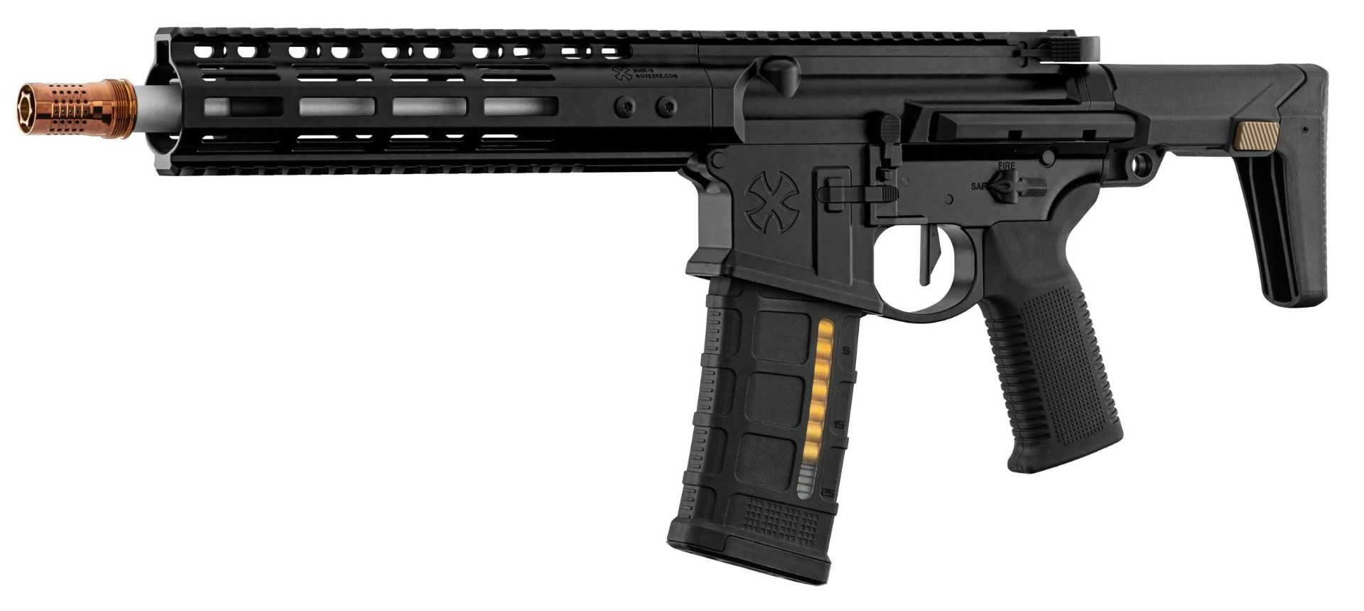 EMG Noveske N4 Ghetto Blaster 10.5" MWS Gen3 Gas BlowBack rifle - Black