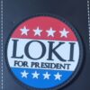 Loki For President PVC Patch