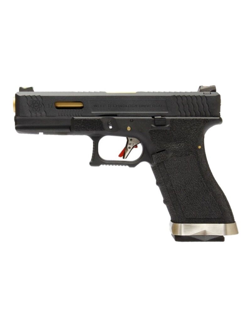 WE EU17 T1 Black/Gold Pistol