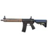 EMG x Daniel Defense DDM4 AEG rifle by Cyma, Dark Earth/Black – left-side full view