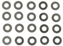 ZCI 30pc Airsoft Shim Set – mixed thickness shims displayed