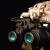FMA Dummy PVS-31 night vision goggles – left-side full view with functioning LED glow