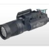 FMA X300V pistol torch with strobe – black finish left-side full view