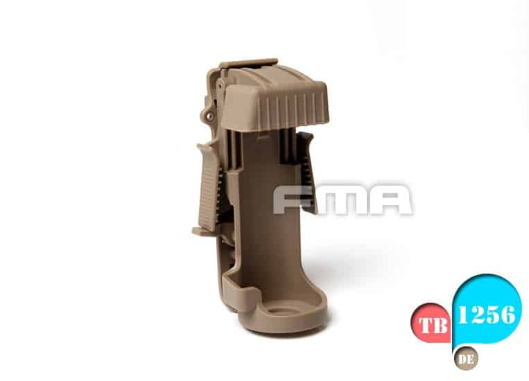 FMA Flash Bang Holster Dark Earth – left-side full view