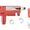 ZCI CNC AK hop-up chamber assembly – left-side full view with bucking and parts