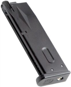 WE M9/M92 GBB Magazine 24rd – left-side full view black