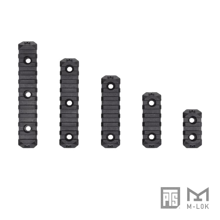 PTS Enhanced Rail 9 Slot M-LOK section – left-side full view