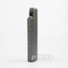 FMA Function Battery Storage CR123 – left-side full view, forest green magazine-style battery organiser