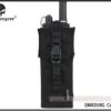 Emerson Gear PRC 148/152 Radio Pouch Black – left-side full view