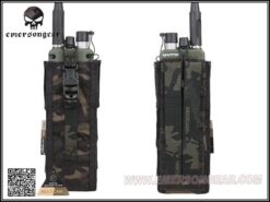 Emerson Gear PRC 148/152 radio pouch Multicam Black – left-side full view