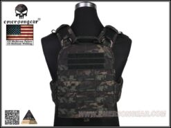 Emerson Gear AVS Adapted Vest Heavy Duty – Multicam Black, left-side full view