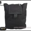 Emerson Gear Folding Dump Pouch Black – left-side full view