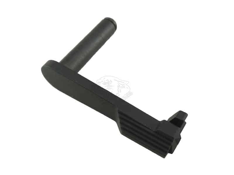 ZCI Hi-Capa 5.1 Slide Stop – black replacement component, left-side full view