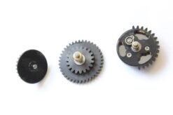 ZCI CNC gearset 14:1 – steel gear assembly left-side full view