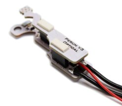 Perun V3 Optical Drop-in Mosfet Hybrid – full left-side view showing sensor contacts and installation profile