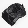 FMA mesh helmet cover maritime high cut black – full front view