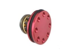 ZCI CNC aluminium piston head with bearings – left-side detail view