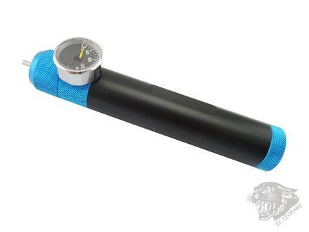 ZCI 12g CO2 charger portable adaptor with gauge – left-side full view