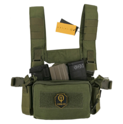 Conquer Micro Chest Rig OD – left-side full view