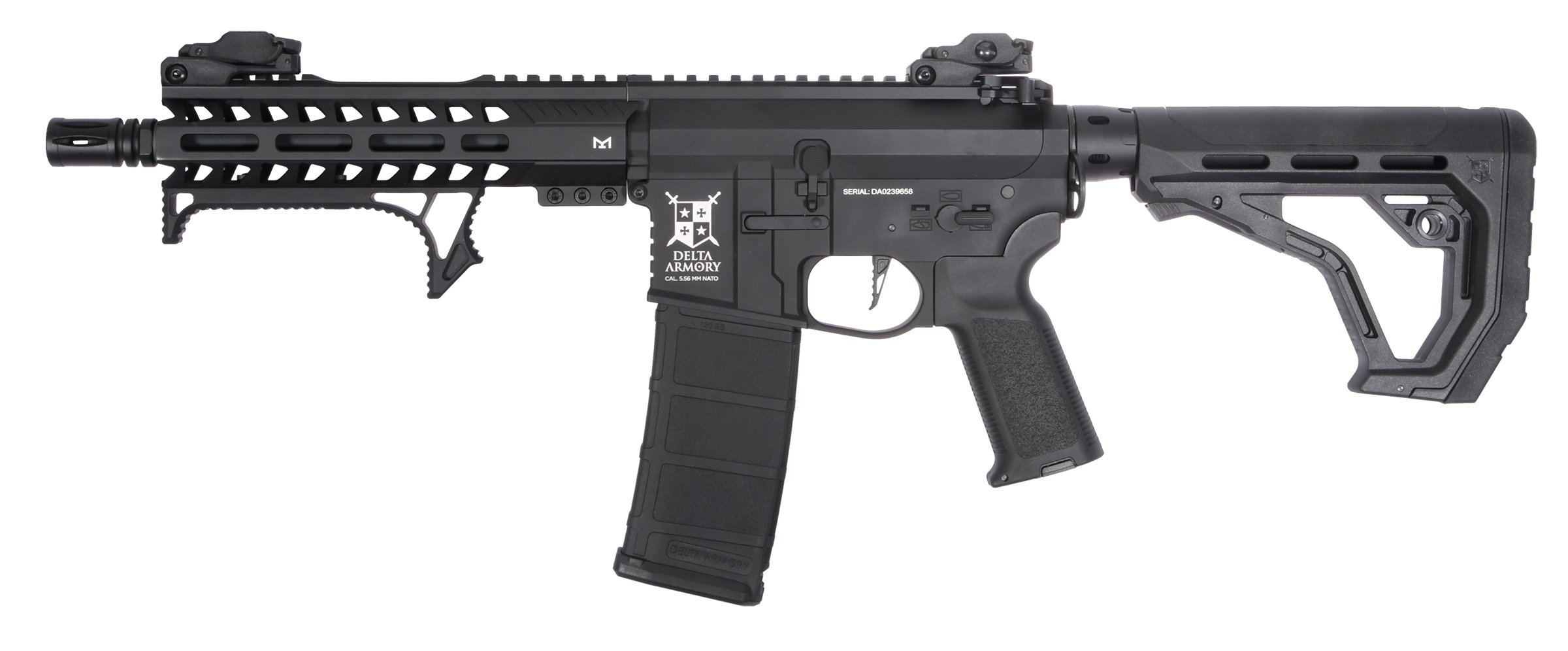 Delta Armory DA-A13-EGL ALPHA 8" M4 AEG – Black airsoft image 2