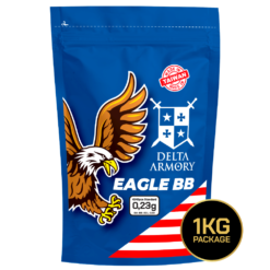 Delta Armory 0.23g Tracer BIO EAGLE BBs – 1kg Green airsoft image 3