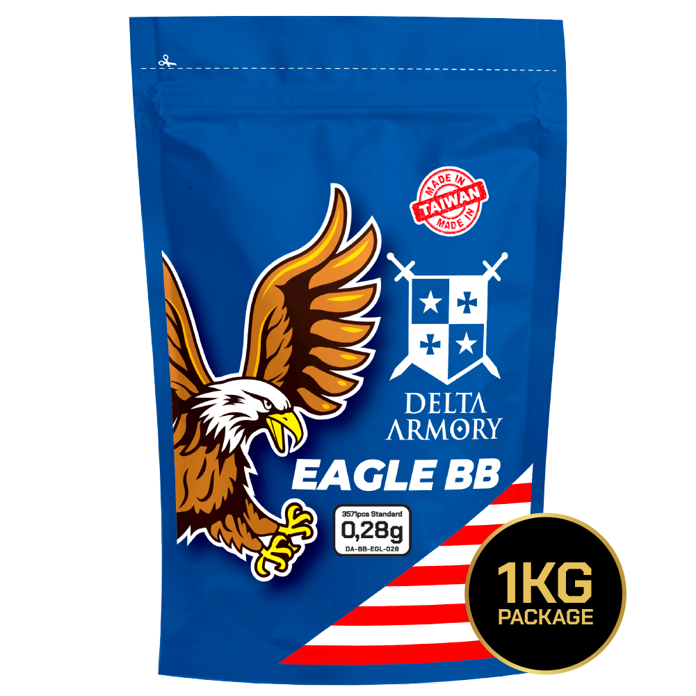 Delta Armory 0.28g Tracer EAGLE BBs – Green 5kg airsoft