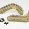 FMA Fast Helmet Arc Side Rails – left-side full view, Desert tan